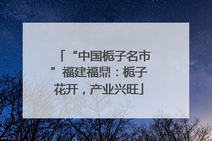 “中国栀子名市”福建福鼎：栀子花开，产业兴旺