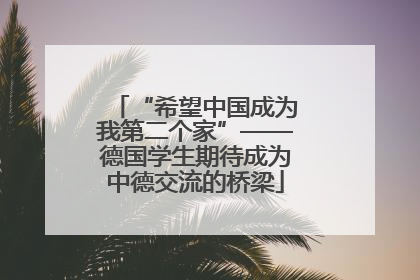 “希望中国成为我第二个家”——德国学生期待成为中德交流的桥梁