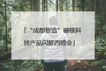 “成都智造”硬核科技产品闪耀西博会