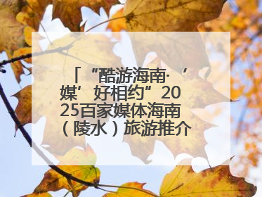 “酷游海南·‘媒’好相约”2025百家媒体海南（陵水）旅游推介活动启幕