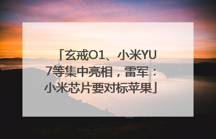 玄戒O1、小米YU7等集中亮相，雷军：小米芯片要对标苹果