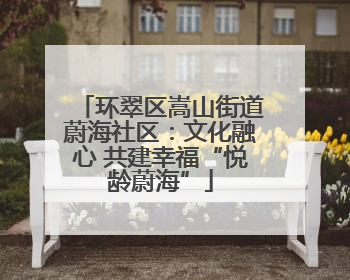环翠区嵩山街道蔚海社区：文化融心 共建幸福“悦龄蔚海”