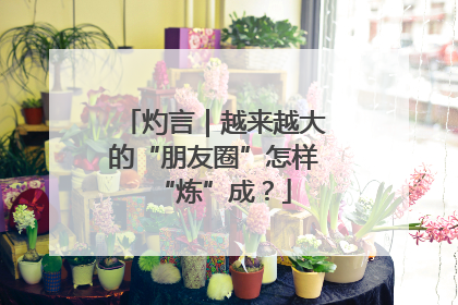灼言｜越来越大的“朋友圈”怎样“炼”成？