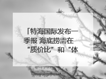 特海国际发布一季报 海底捞需在“质价比”和“体验感”中找到平衡｜新经济观察