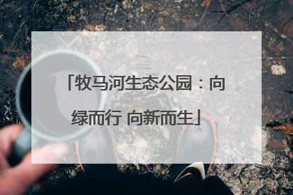 牧马河生态公园：向绿而行 向新而生