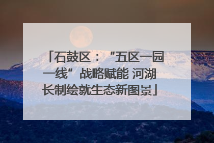 石鼓区：“五区一园一线”战略赋能 河湖长制绘就生态新图景