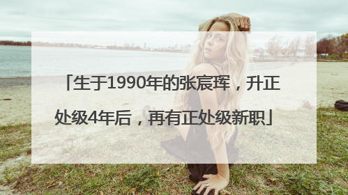 生于1990年的张宸珲，升正处级4年后，再有正处级新职