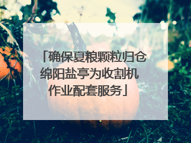 确保夏粮颗粒归仓 绵阳盐亭为收割机作业配套服务
