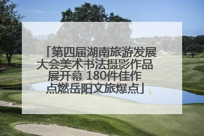 第四届湖南旅游发展大会美术书法摄影作品展开幕 180件佳作点燃岳阳文旅爆点