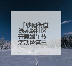 纱帽街道绿苑路社区开展端午节活动暨第三届邻里美食文化节