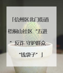 信州区北门街道梧桐山社区“五进”反诈 守护群众“钱袋子”