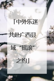 中外乐迷共赴广西县域“摇滚”之约