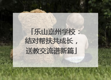 乐山嘉州学校：结对帮扶共成长，送教交流谱新篇