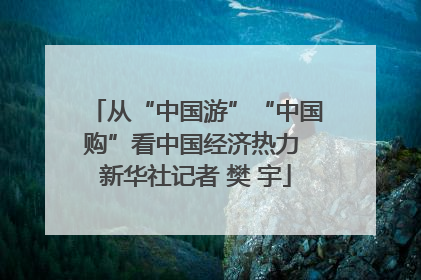 从“中国游”“中国购”看中国经济热力 新华社记者 樊 宇