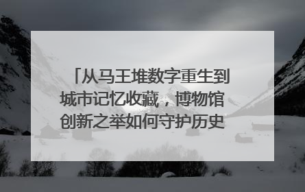 从马王堆数字重生到城市记忆收藏，博物馆创新之举如何守护历史、连接未来？