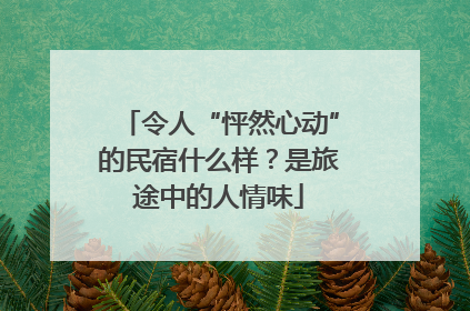 令人“怦然心动”的民宿什么样？是旅途中的人情味