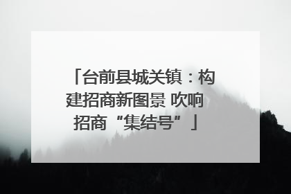 台前县城关镇：构建招商新图景 吹响招商“集结号”