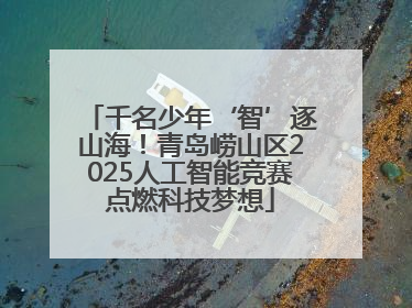 千名少年‘智’逐山海！青岛崂山区2025人工智能竞赛点燃科技梦想