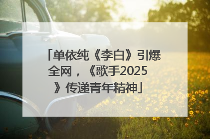 单依纯《李白》引爆全网，《歌手2025》传递青年精神