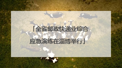 全省邮政快递业综合应急演练在淄博举行