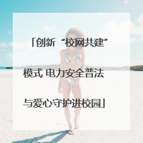 创新“校网共建”模式 电力安全普法与爱心守护进校园