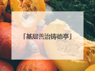 基层善治铸德亭