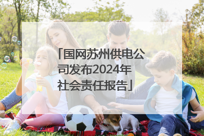 国网苏州供电公司发布2024年社会责任报告