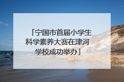 宁国市首届小学生科学素养大赛在津河学校成功举办