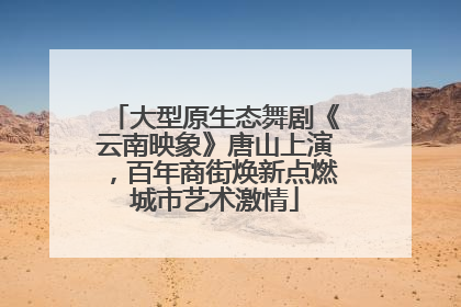 大型原生态舞剧《云南映象》唐山上演，百年商街焕新点燃城市艺术激情