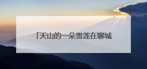 天山的一朵雪莲在聊城灿烂绽放——记全国文明家庭“詹春芳家庭”