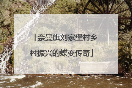 奈曼旗刘家堡村乡村振兴的蝶变传奇
