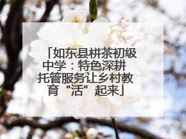 如东县栟茶初级中学：特色深耕 托管服务让乡村教育“活”起来