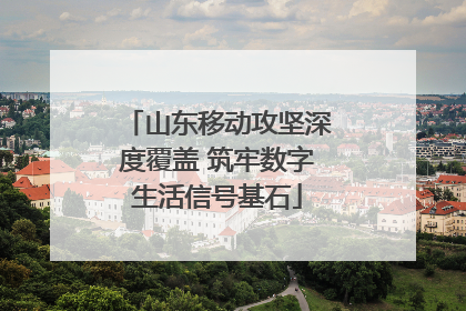 山东移动攻坚深度覆盖 筑牢数字生活信号基石