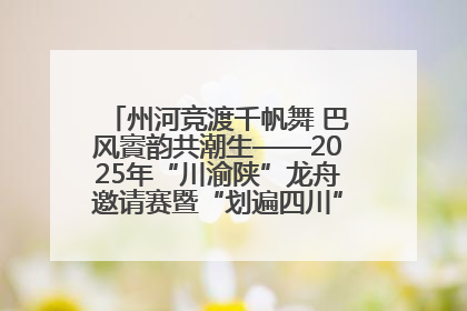 州河竞渡千帆舞 巴风賨韵共潮生——2025年“川渝陕”龙舟邀请赛暨“划遍四川”达川站圆满收官