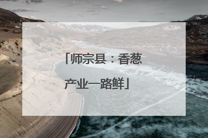 师宗县：香葱产业一路鲜
