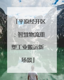 平原经开区：智慧物流重塑工业搬运新场景