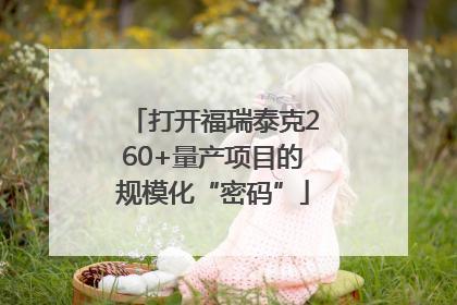 打开福瑞泰克260+量产项目的规模化“密码”