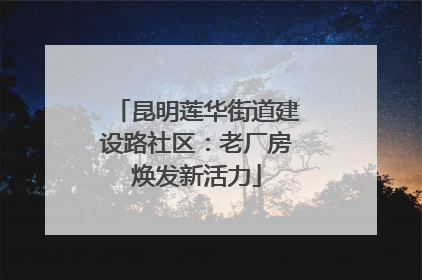 昆明莲华街道建设路社区：老厂房焕发新活力