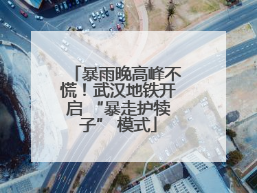 暴雨晚高峰不慌！武汉地铁开启 “暴走护犊子” 模式