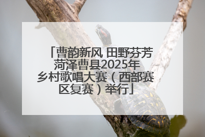 曹韵新风 田野芬芳 菏泽曹县2025年乡村歌唱大赛（西部赛区复赛）举行