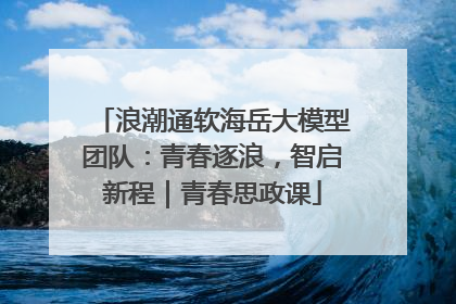 浪潮通软海岳大模型团队：青春逐浪，智启新程｜青春思政课