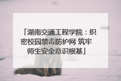 湖南交通工程学院：织密校园禁毒防护网 筑牢师生安全意识根基
