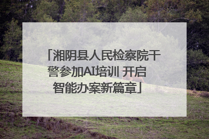 湘阴县人民检察院干警参加AI培训 开启智能办案新篇章