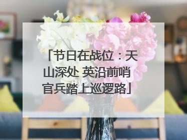 节日在战位：天山深处 英沿前哨官兵踏上巡逻路
