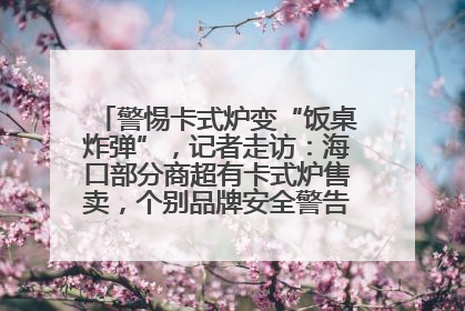 警惕卡式炉变“饭桌炸弹”，记者走访：海口部分商超有卡式炉售卖，个别品牌安全警告信息不全面