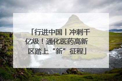 行进中国丨冲刺千亿级！通化医药高新区踏上“新”征程