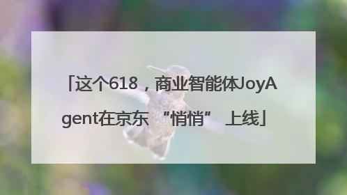 这个618，商业智能体JoyAgent在京东 “悄悄” 上线