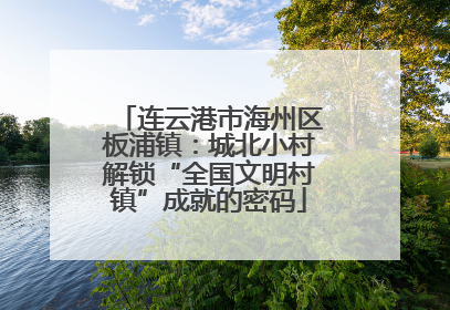连云港市海州区板浦镇：城北小村解锁“全国文明村镇”成就的密码
