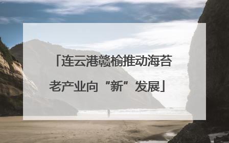 连云港赣榆推动海苔老产业向“新”发展