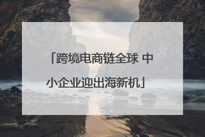 跨境电商链全球 中小企业迎出海新机